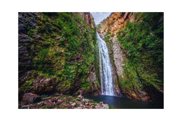 Chapada dos Veadeiros, Patrimônio Mundial da UNESCO, com práticas rigorosas de preservação ambiental