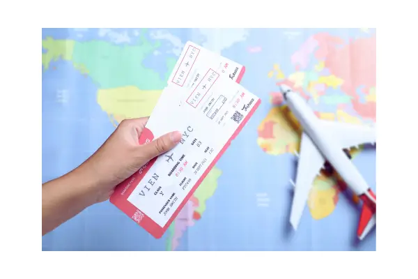 Mapa de viagem com rotas alternativas e passagens aéreas para economizar em voos