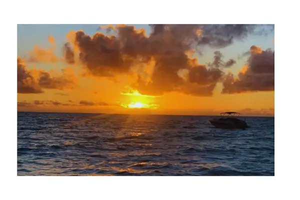 A beleza do pôr do sol