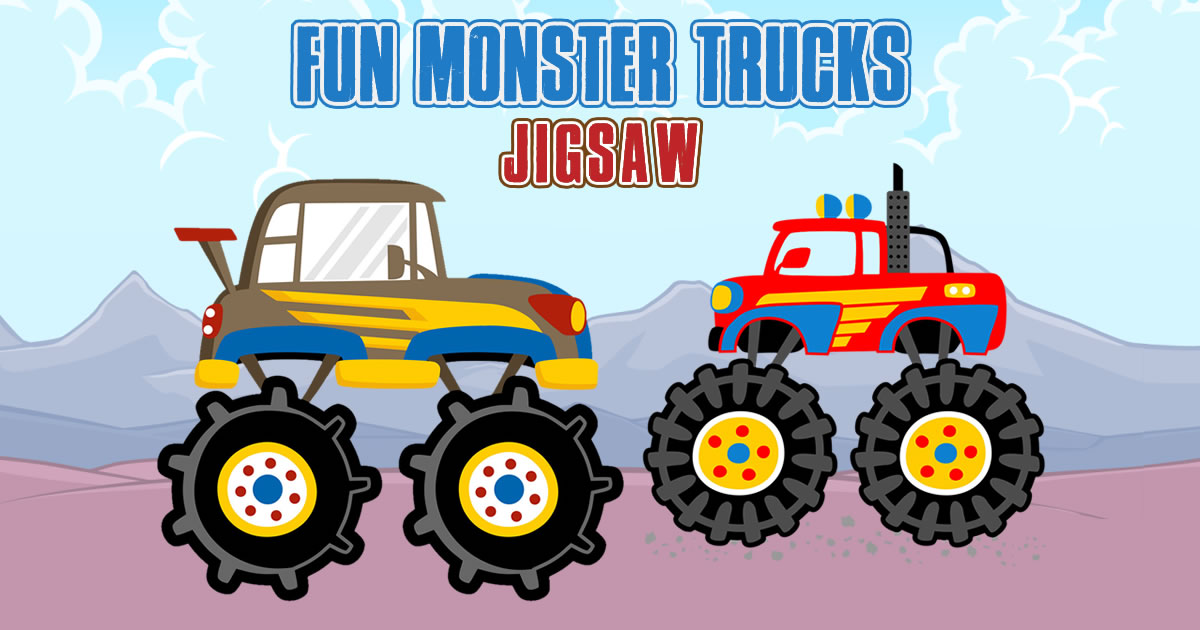 Fun Monster Trucks Jigsaw